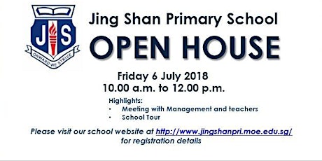 Jing Shan Primary School Open House primary image