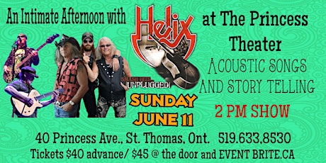 An Intimate Afternoon With Helix ~ Acoustic Songs & Story Telling