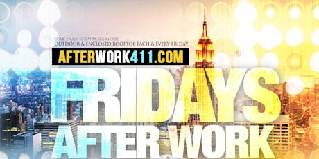 friday after work happy hour nyc rooftop party the high bar