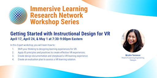 Getting Started with Instructional Design for VR