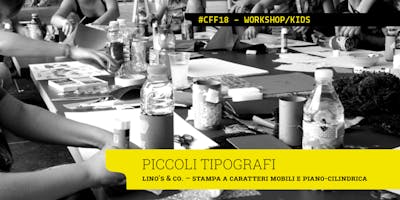PICCOLI TIPOGRAFI - Lino's & Co. x Cotonfioc Festival PICCOLI TIPOGRAFI - Lino's & Co. x Cotonfioc Festival