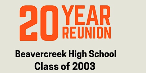 BHS Class of 2003 Reunion primary image