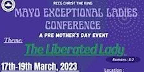 MAYO EXCEPTIONAL LADIES CONFERENCE 2023 primary image