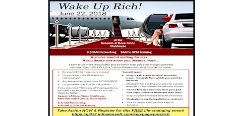 Wake Up Rich Free Seminar With Omar Periu primary image