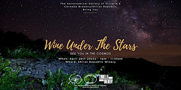 Wine Under The Stars - Shiraz Republic/Cornella Brewery