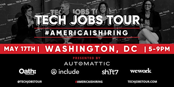 Tech Jobs Tour Washington DC | Career Fair & Speed Mentoring with Megan Smi...