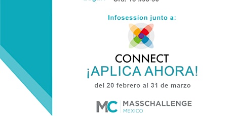 Infosession Programa de Aceleración MassChallenge- alianza Connect primary image