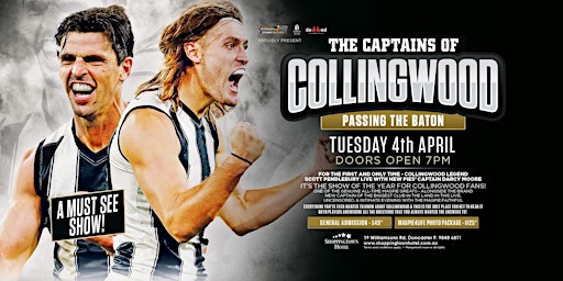 Darcy Moore & Scott Pendlebury LIVE at Shoppingtown Hotel, Doncaster!