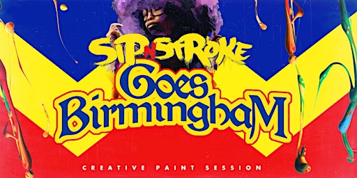 Image principale de Sip 'N Stroke |6pm - 9pm | Birmingham | Sip and Paint Party