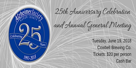 25th Anniversary Celebration & Annual General Meeting primary image