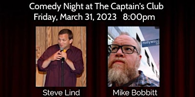 Comedy Night at The Captain's Club, Grand Blanc, MI