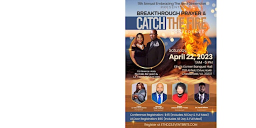 Embracing The Next Dimension Presents Breakthrough Prayer & CATCH THE FIRE