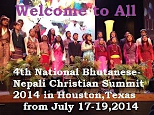 4th National Bhutanese- Nepali Christian Summit 2014 primary image