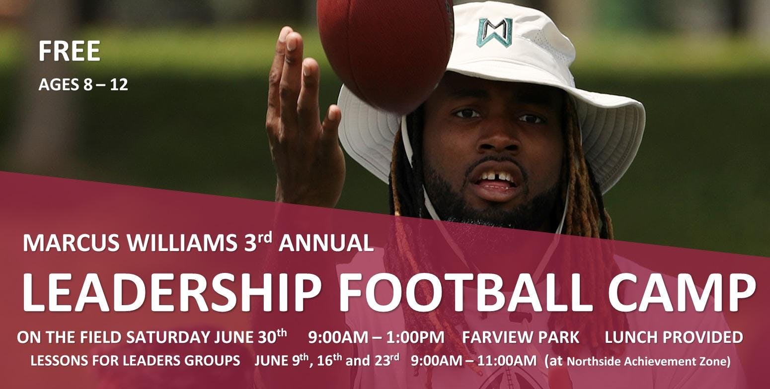 3rd Annual Marcus Williams Leadership Football Camp
