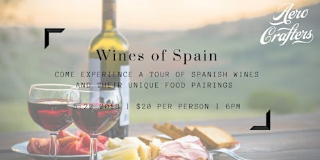 Aero Wine Flight Class Featuring Spanish Wines primary image