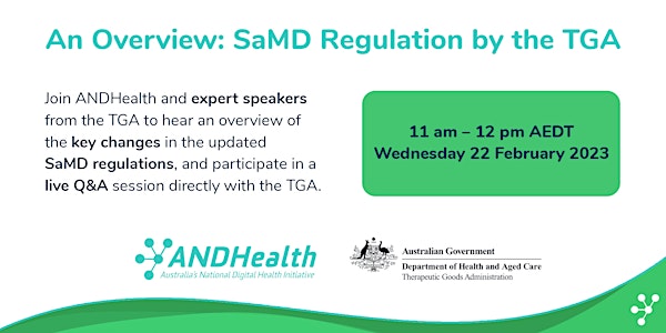 SaMD Regulation with the Therapeutic Goods Administration (TGA)