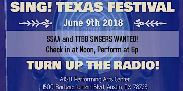 Sing! Texas Festival Chorus