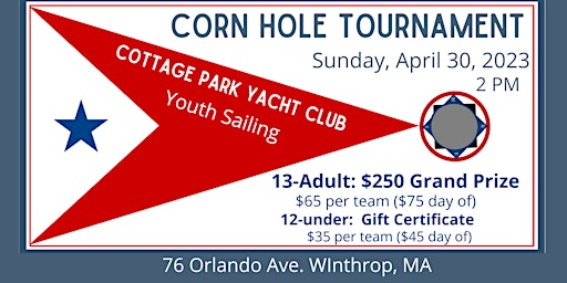 CPYC Youth Sailing Corn Hole Tournament