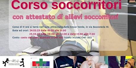 Hauptbild für Corso soccorritori con attestati di allievi conducenti