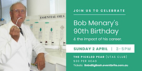 A Celebration of Bob Menary’s 90th Birthday, and the impact of his career primary image