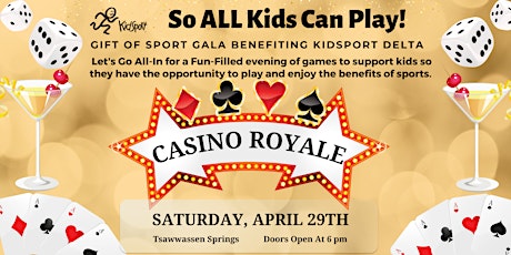 Casino Royale - KidSport Delta Gift of Sport  Gala
