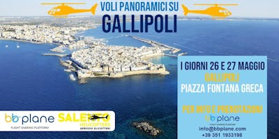 Voli panoramici in Elicottero su Gallipoli Voli panoramici in Elicottero su Gallipoli