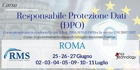 Immagine principale di Corso Responsabile Protezione Dati (DPO) - ROMA 