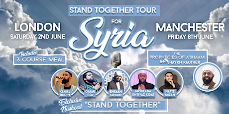 The Stand Together Tour For Syria - Manchester primary image