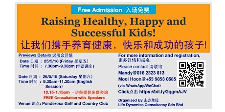 Raising Healthy, Happy and Successful Kids! primary image