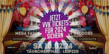 Leipzigs MEGA Faschingsparty 2024
