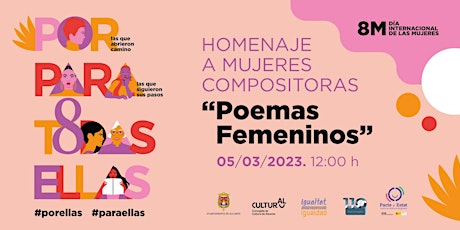 BANDA SINFÓNICA MUNICIPAL DE ALICANTE Y CELIA TORÁ MATEO "POEMAS FEMENINOS"