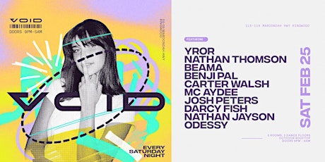 VOID SATURDAYS | 25.02.23 | THE BURBS ARE BACK! primary image