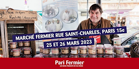 Marché fermier rue Saint-Charles, Paris 15e