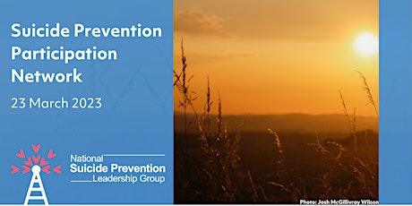 Suicide Prevention Participation Network - Meeting 3