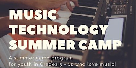 2018 SHIELD Music Technology Saturday Camp primary image