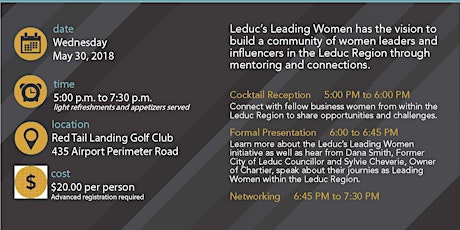Leduc's Leading Women Inaugural Event primary image