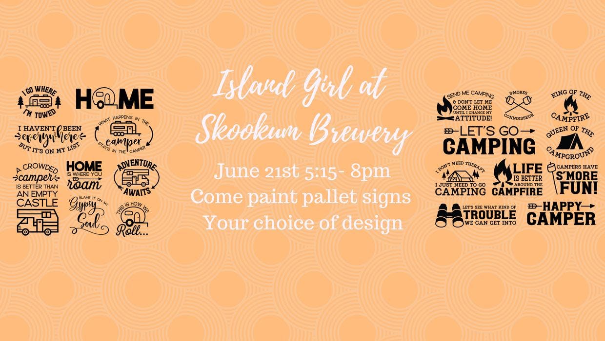 Island Girl Paint Party at Skookum Brewery