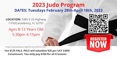 PALS Community Collaboration:  Judo Spring 2023