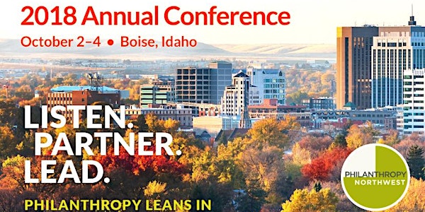 Philanthropy Northwest 2018 Annual Conference