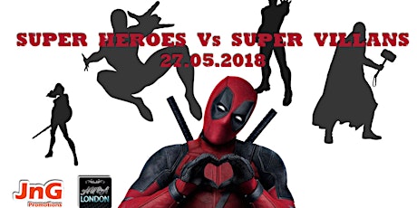Super Heroes Vs Super Villans - 2 Ticket Special primary image