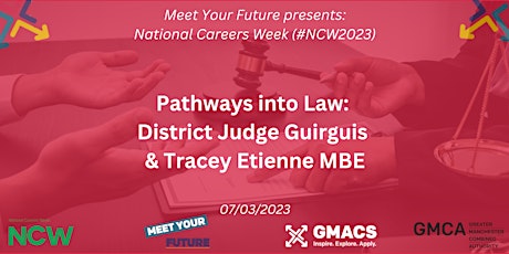Pathways into Law with District Judge Guirguis (#NCW2023 - MYF) primary image