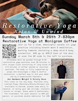 March 26th Restorative Yoga Workshop