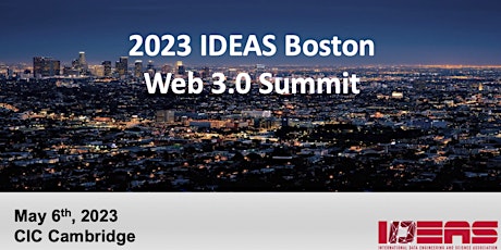 Imagen principal de 2023 IDEAS Boston Web 3.0 Summit