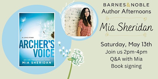 Author Afternoons - Mia Sheridan