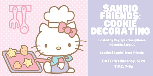 Sanrio Friends: Cookie Decorating Class