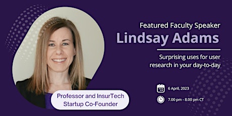 Featured Faculty Speaker Lindsay Adams