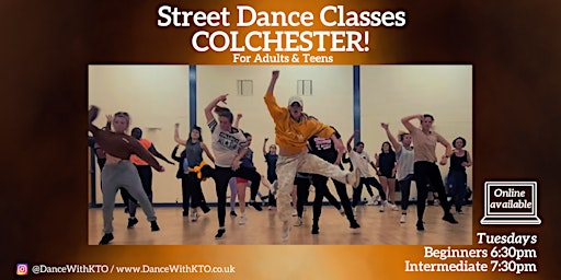 Image principale de Colchester! Street Dance class for adults & teens