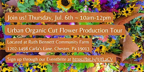 Urban Organic Cut Flower Production Tour