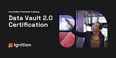 Data Vault 2.0 Boot Camp & CDVP2® Certification  8 Aug  - 11 Aug 2023 primary image