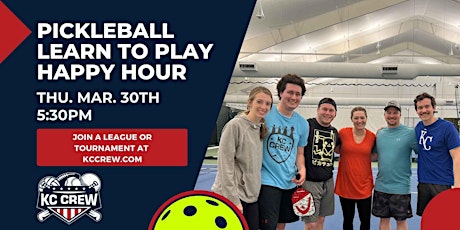 Pickleball Learn to Play Happy Hour